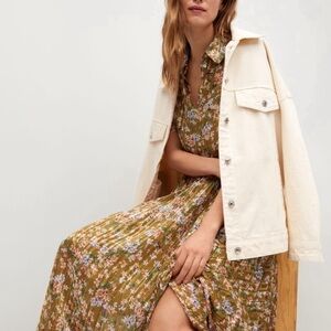 Mango floral dress